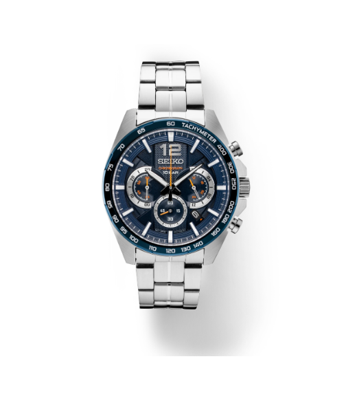 SEIKO ESSENTIAL CHRONOGRAPH BLUE DIAL
