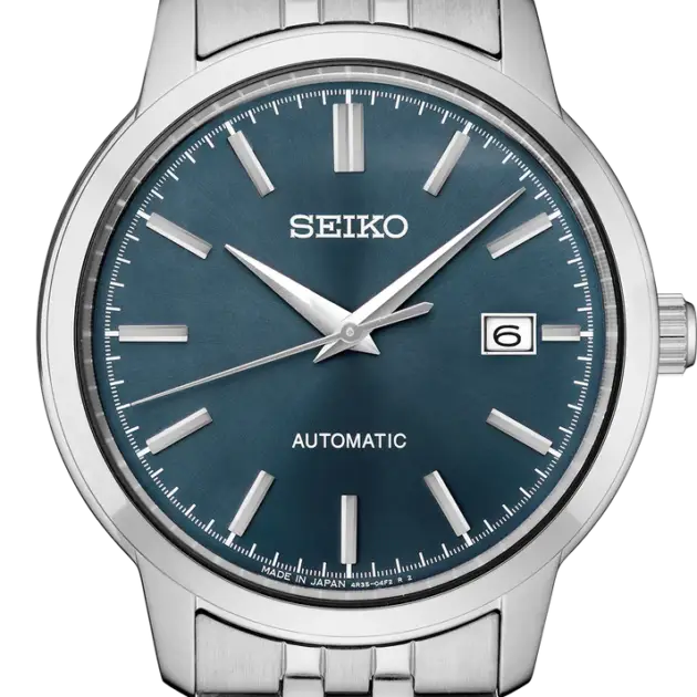 Seiko Essentials SS Automatic Blue Dial
