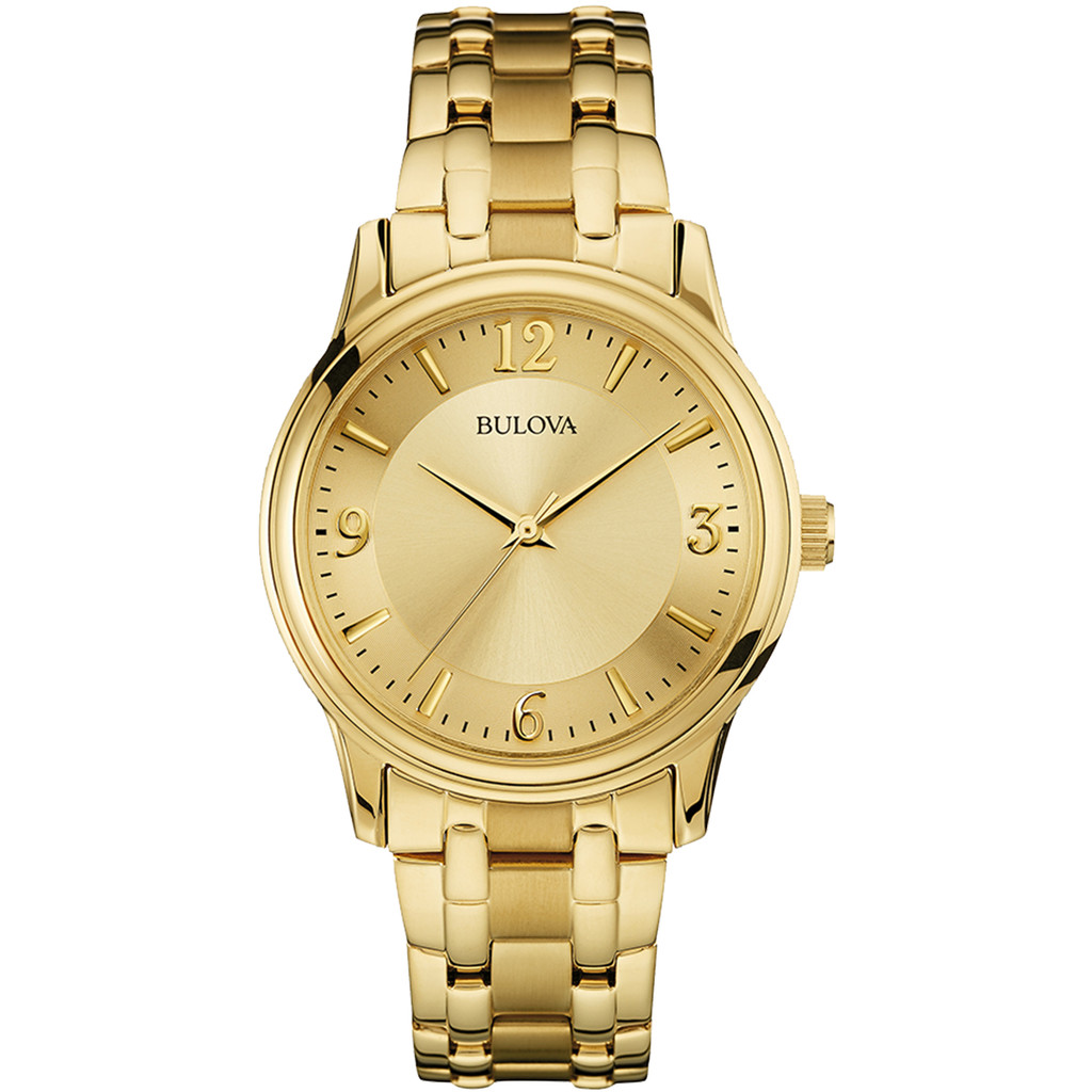 Bulova Watches Corporate Collection Men's Gold-tone Bracelet Watch