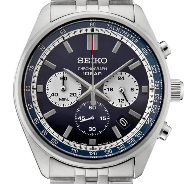 Essentials SS Chronograph Blue Dial SSB427