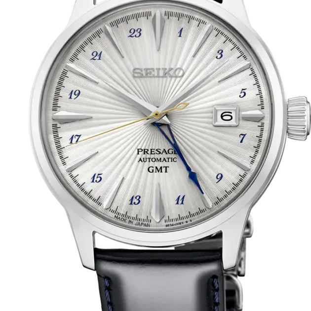 Presage SS Automatic GMT Silver Dial