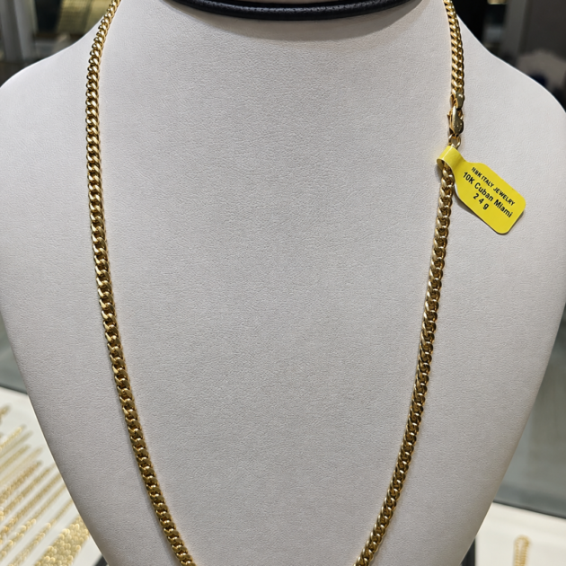 Miami cuben chain 3mm 22 inch